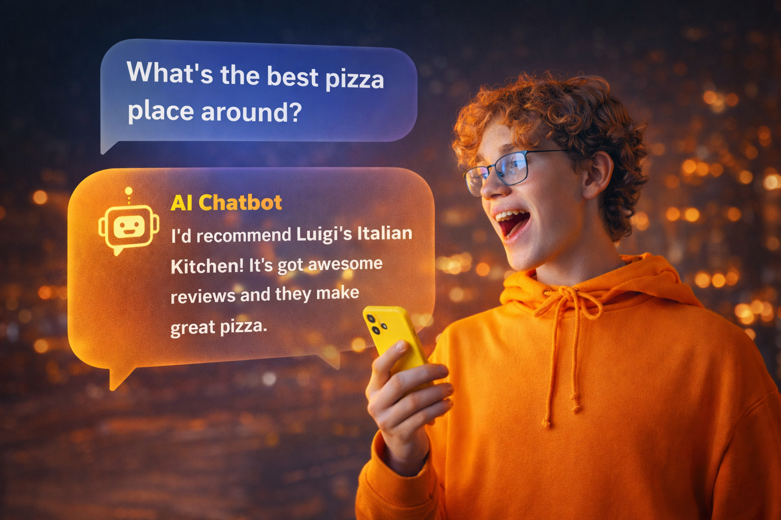 AI visibility for local businesses illustrated by an accountant recommended through AI search results